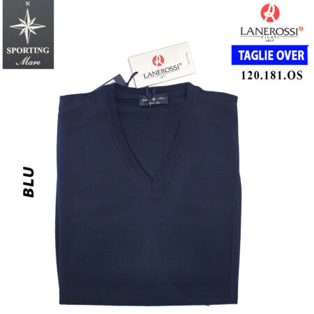 Gilet Lanerossi Sporting Mare uomo art 120/181 OS taglie maxi over - immagine 3