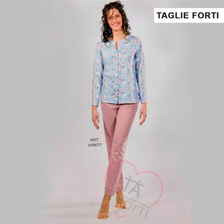 pigiama donna taglie forti