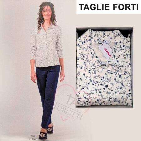 pigiama taglie forti donna