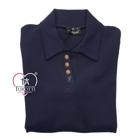 Polo donna manica lunga Perlarara  art 301 verdone - immagine 4