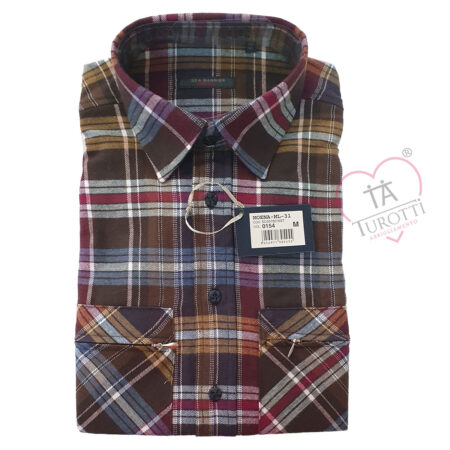 Camicia in flanella da uomo SEA BARRIER Moena - immagine 4