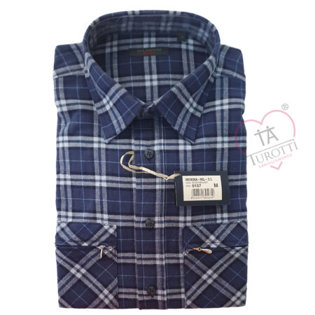 Camicia in flanella da uomo SEA BARRIER Moena - immagine 6