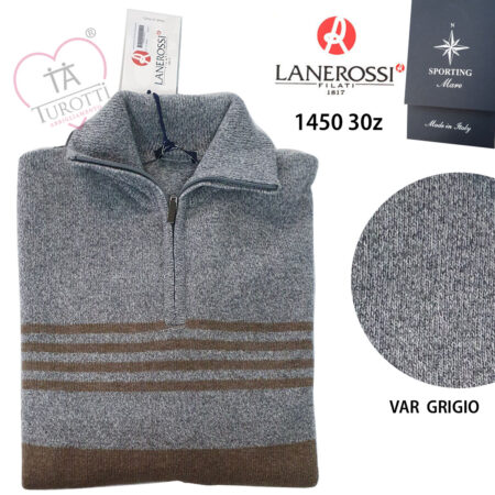 Camionista zip Uomo Lanerossi Sporting Mare  art 1450/30Z variante castoro - immagine 3
