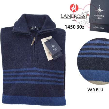 Camionista zip Uomo Lanerossi Sporting Mare art 1450/30Z variante blu - immagine 5