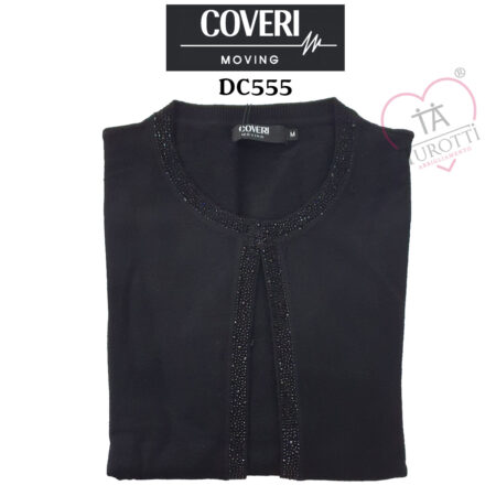 Coveri Moving Cardigan Donna aperto tinta unita e contrasto lurex - immagine 2