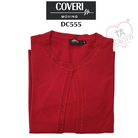 Coveri Moving Cardigan Donna aperto tinta unita e contrasto lurex - immagine 4
