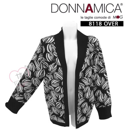 Cardigan aperto Donna Donnamica 8118 Over - immagine 3