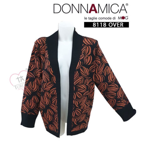 Cardigan aperto Donna Donnamica 8118 Over - immagine 2