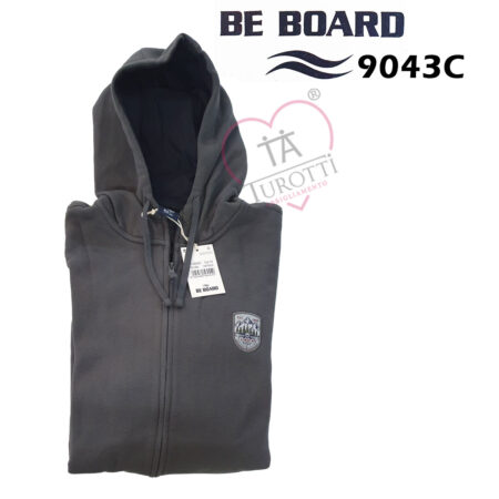 Felpa uomo con cappuccio  Be Board 9043C  con coulisse - immagine 3