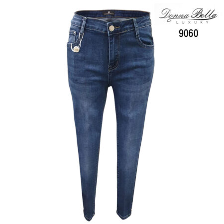 Jeans  elasticizzato stretch donna  9060 Donna Bella - immagine 3