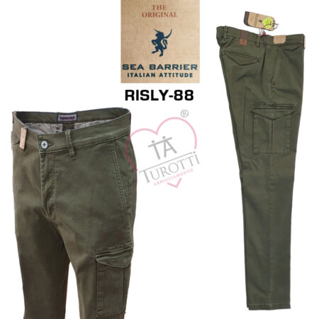 Pantalone da Uomo Cargo Risly-88 Sea Barrier con tasconi - immagine 3