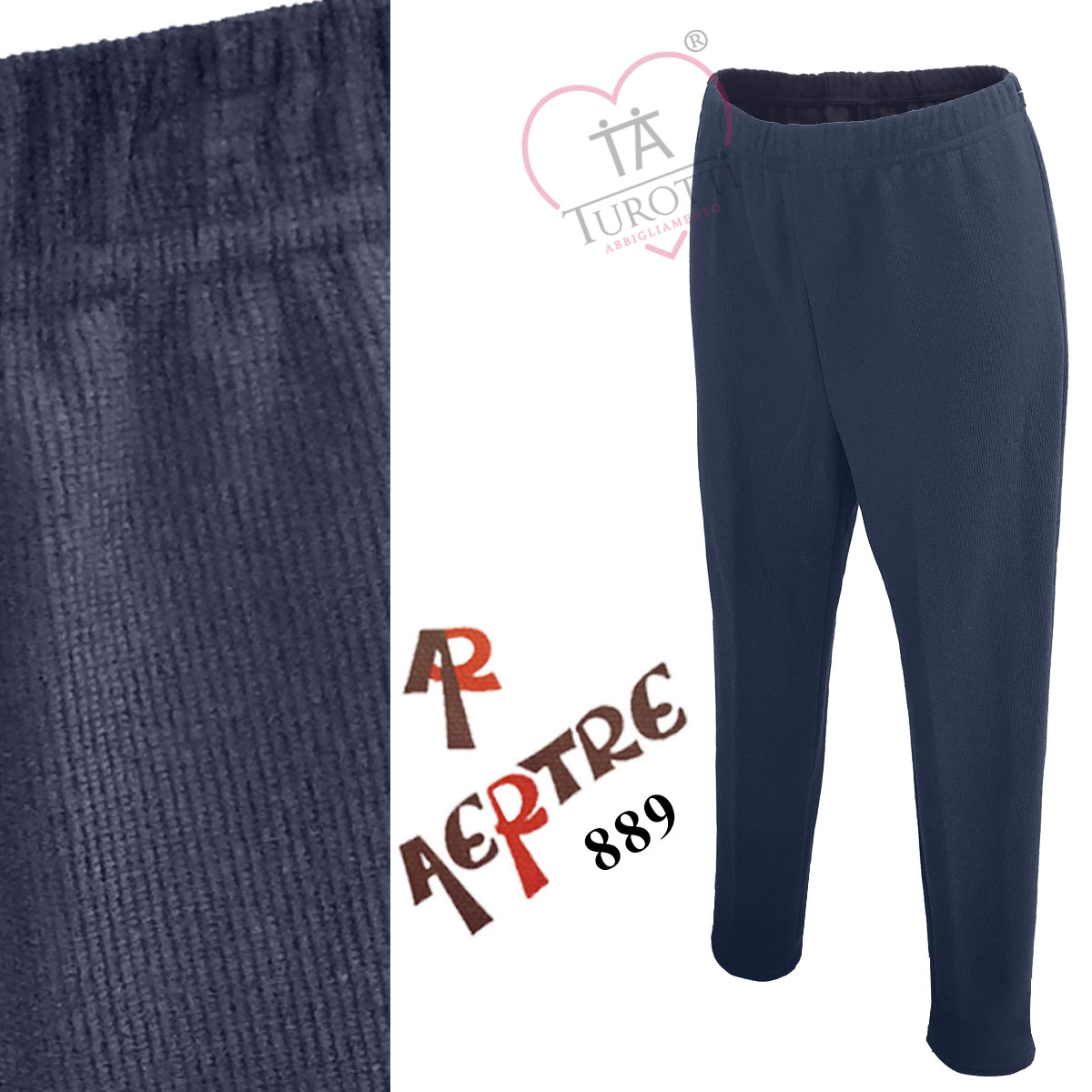 Pantaloni felpati invernali outlet