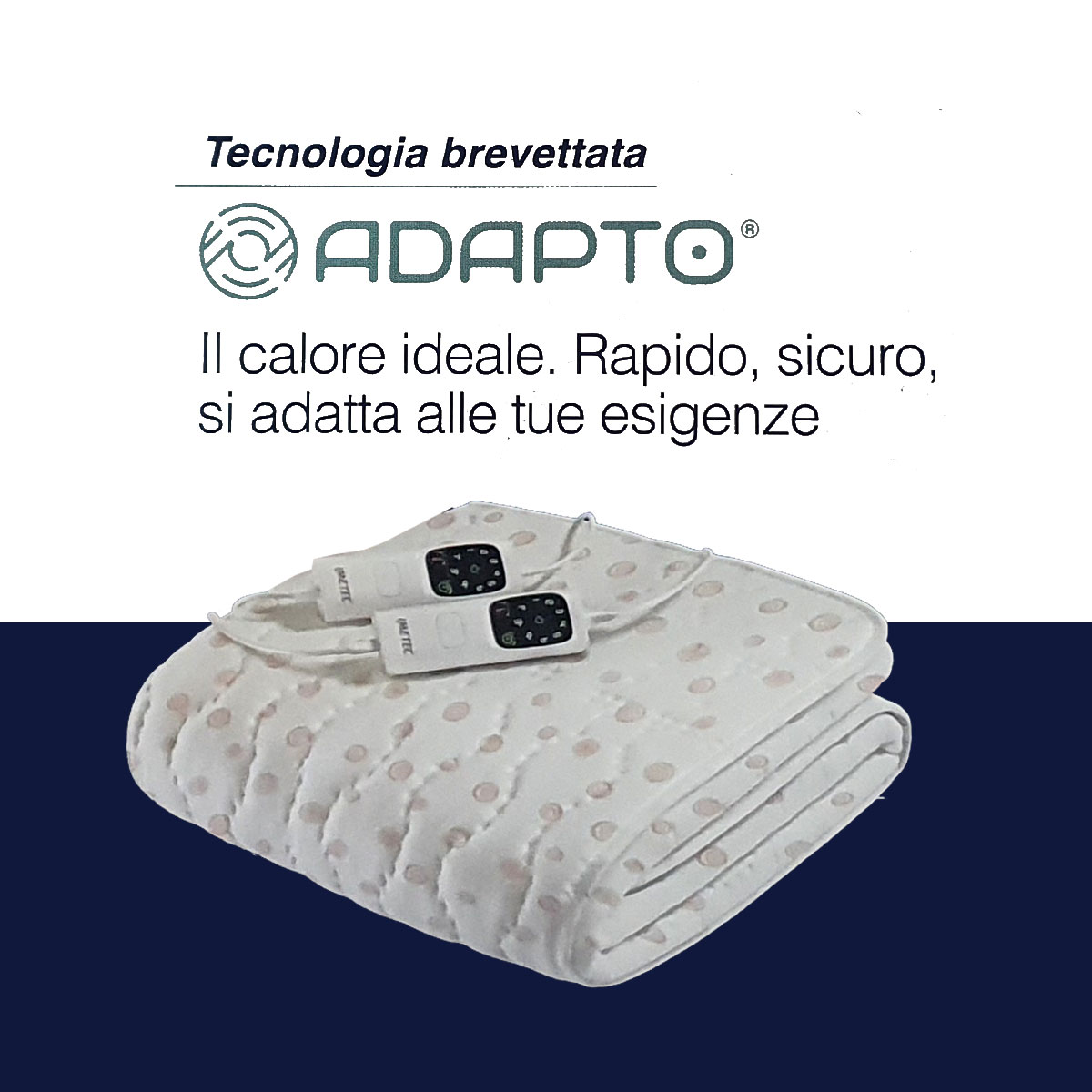 Scaldasonno Imetec 2 piazze matrimoniale100% caldo cotone - immagine 2