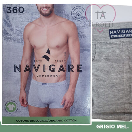 Boxer uomo Navigare 360 cotone biologico organic cotton - immagine 8