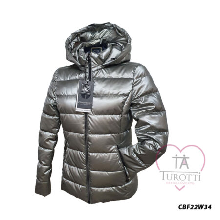 Giubbino donna trapuntato Clinchberry art. CBF22W34 con cappuccio - immagine 3