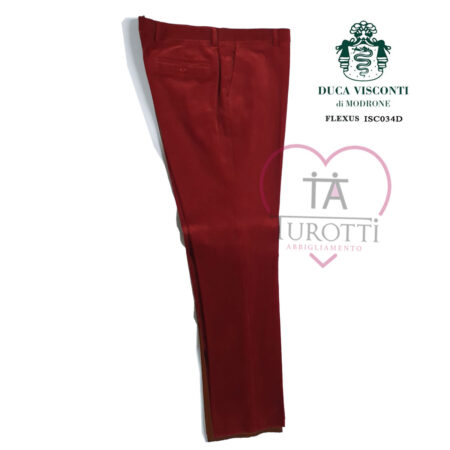 Pantaloni in velluto uomo  Duca Visconti di Modrone elasticizzato art Flexus 400 - modello  ISC034D - immagine 2