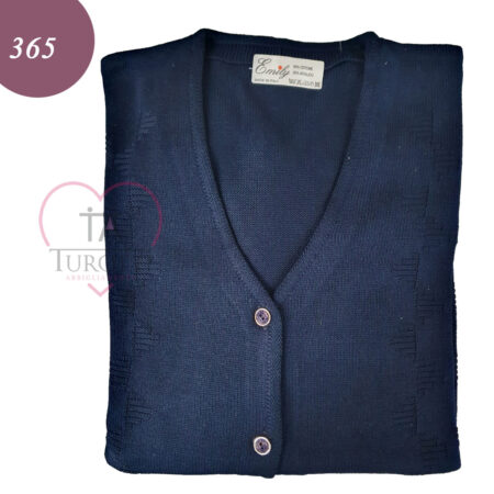 Cardigan bottoni cotone donna art 365 Emily colori assortiti - immagine 4