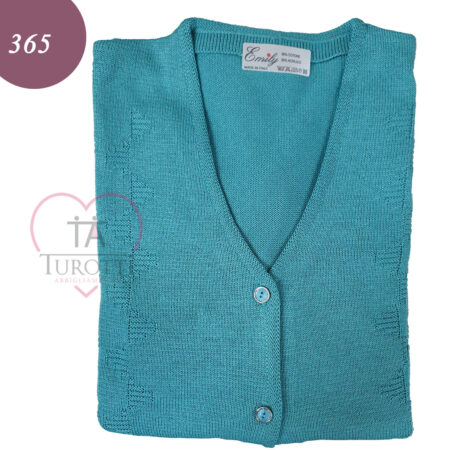 Cardigan bottoni cotone donna art 365 Emily colori assortiti - immagine 6