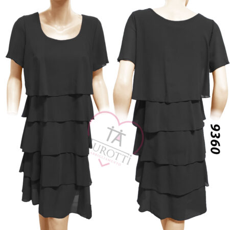 Abito con balze Donna Donna Bella Luxury art 9360 - immagine 3