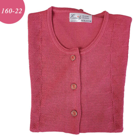Cardigan bottoni donna coreana art 160-22 Emily senza perline <span style="color: red;">ESAURITO</span></i> - immagine 2