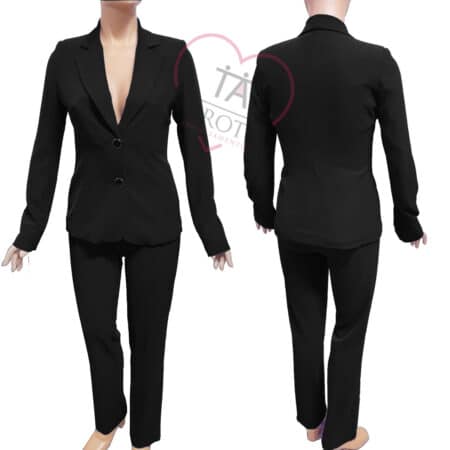 Elegante Tailleur giacca pantalone Beroardi  Elena  colore denim - immagine 3