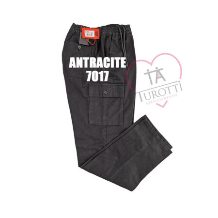 Pantalone cargo con tasconi laterali TAGLIE FORTI European Project Jacopo Conf - immagine 6