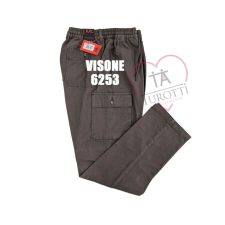 Pantalone cargo con tasconi laterali TAGLIE FORTI European Project Jacopo Conf - immagine 2