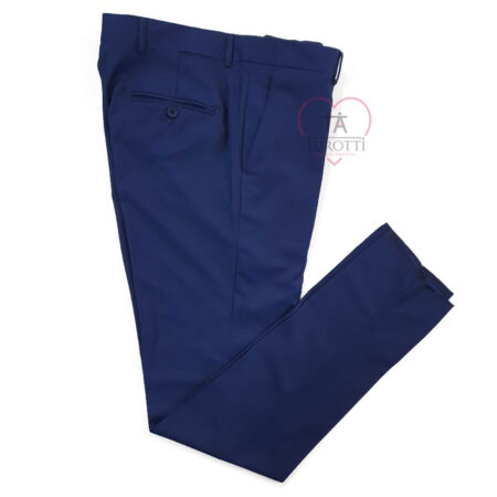 Abito giacca gilet pantalone uomo FB Effebi 1970 papillon var blu - immagine 5