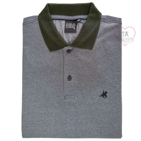 U.S. Grand Polo Equipment  & Apparel  usp  740 polo uomo mezza manica fucsia - immagine 4