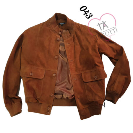 Giubbino in pelle scamosciato art 043 modello P732 Talenti - immagine 2