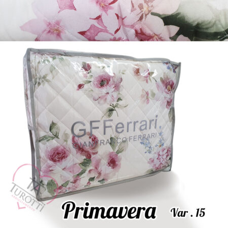 Trapuntino matrimoniale microfibra stampato double face in tinta unita  GF Ferrari Primavera variante 15 - immagine 2