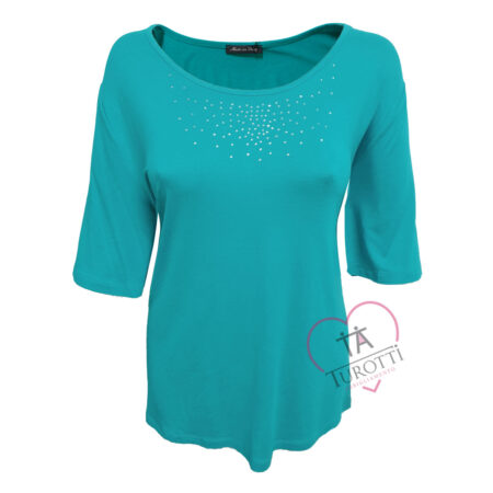 Maglia Donna taglia over mezza manica Clamatex art 2964 taglia calibrata - immagine 5