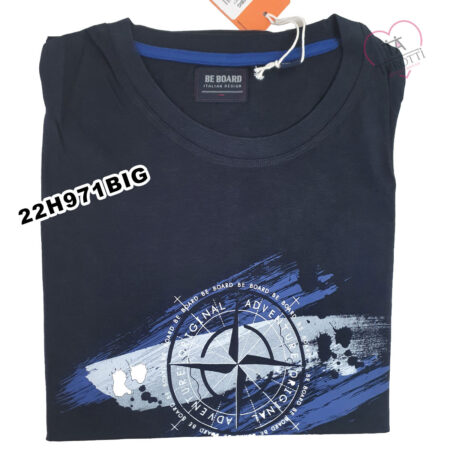 T-Shirt Be Board BIG Uomo girocollo in cotone Jersey 22H9712 BIG - immagine 3