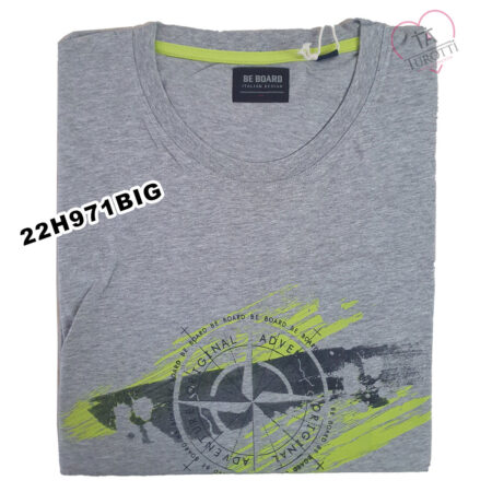 T-Shirt Be Board BIG Uomo girocollo in cotone Jersey 22H9712 BIG - immagine 4