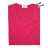 T-shirt Donna Over girocollo Perlarara  art E2046 con perline  sullo scollo colori assortiti - immagine 6