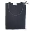 T-shirt Donna Over girocollo Perlarara  art E2046 con perline  sullo scollo colori assortiti - immagine 4