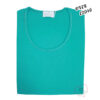 T-shirt Donna Over girocollo Perlarara  art E2046 con perline  sullo scollo colori assortiti - immagine 5