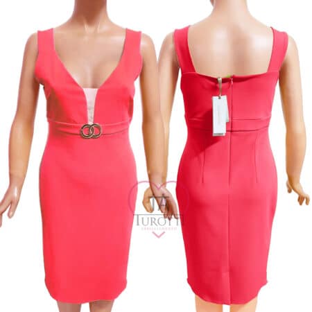 Rinascimento Abito tubino donna  art CFC0114569  variante rosa corallo
