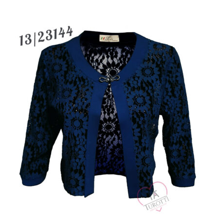 Coprispalle modello Chanel Merletto cappa donna  art 13/23144  Perla Oversize - immagine 2