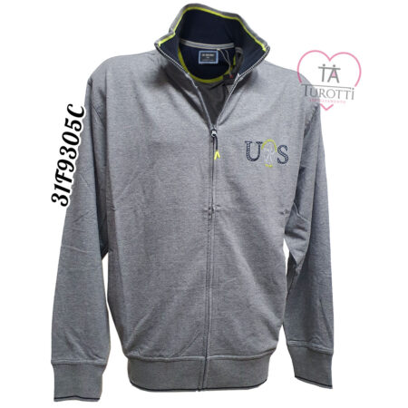 Be Board Felpa conformata Uomo zip leggera misto cotone art 31F9305C - immagine 3