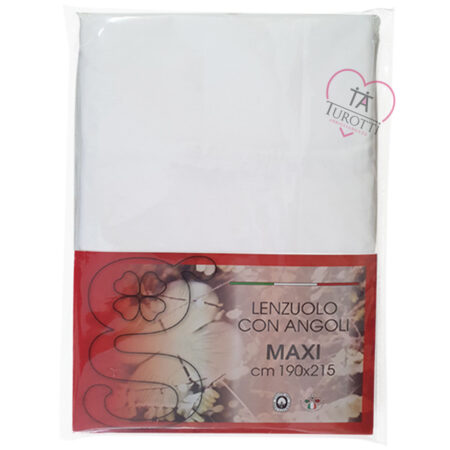 Lenzuolo Matrimoniale angoli Maxi 190x215 cm + angoli colori assortiti - immagine 9