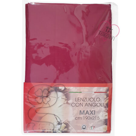Lenzuolo Matrimoniale angoli Maxi 190x215 cm + angoli colori assortiti - immagine 8