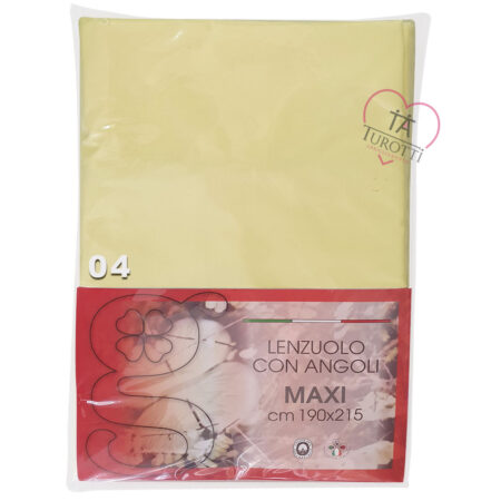 Lenzuolo Matrimoniale angoli Maxi 190x215 cm + angoli colori assortiti - immagine 4