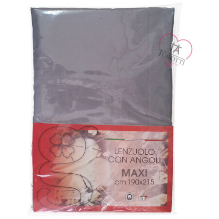 Lenzuolo Matrimoniale angoli Maxi 190x215 cm + angoli colori assortiti - immagine 5