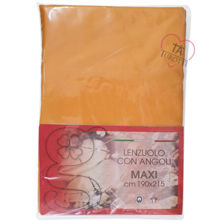 Lenzuolo Matrimoniale angoli Maxi 190x215 cm + angoli colori assortiti - immagine 13
