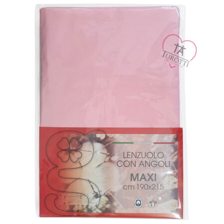 Lenzuolo Matrimoniale angoli Maxi 190x215 cm + angoli colori assortiti - immagine 11