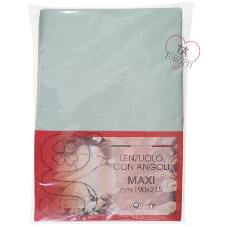 Lenzuolo Matrimoniale angoli Maxi 190x215 cm + angoli colori assortiti - immagine 17