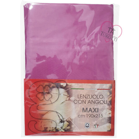 Lenzuolo Matrimoniale angoli Maxi 190x215 cm + angoli colori assortiti - immagine 12