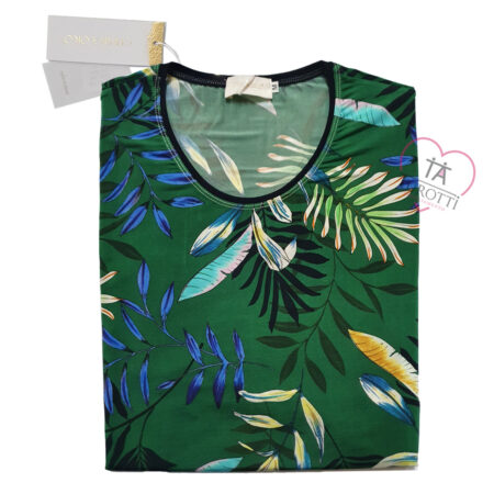 Maglia Donna Chiara Oro misto viscosa mezza manica  art G4369 Disegno 4C437 variante 001 - immagine 2
