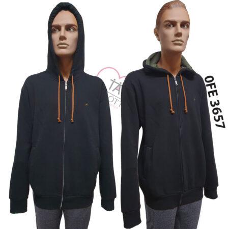 Coveri Moving  Felpa Giubbino OFE3657 uomo zip taglia over - immagine 2